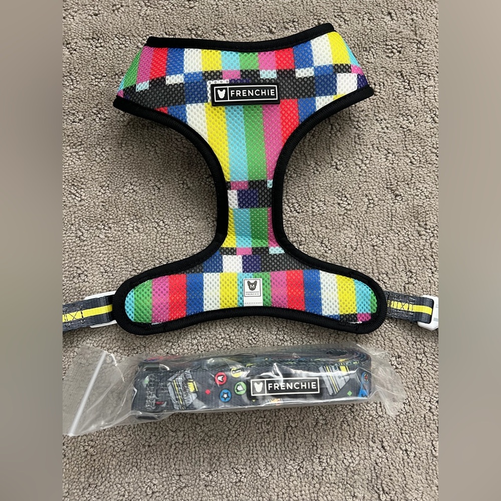 Frenchie Bulldog Gamer harness & leash set - Picture 3 of 3